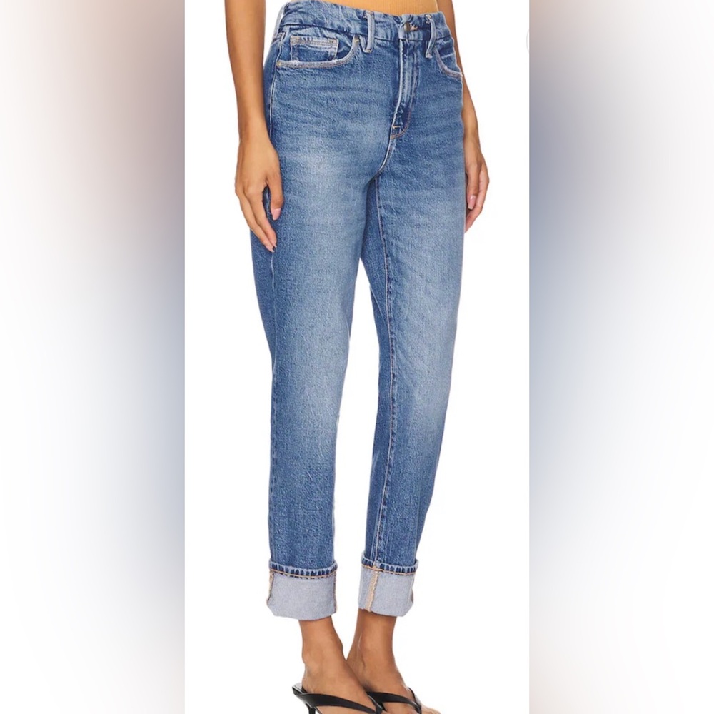 Good American Women's Jeans with cuffed leg. size 4/27